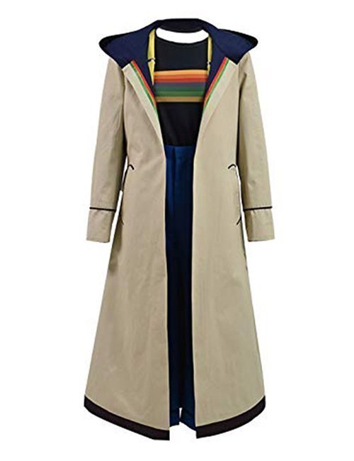 13th Doctor Who Hooded Trench Coat