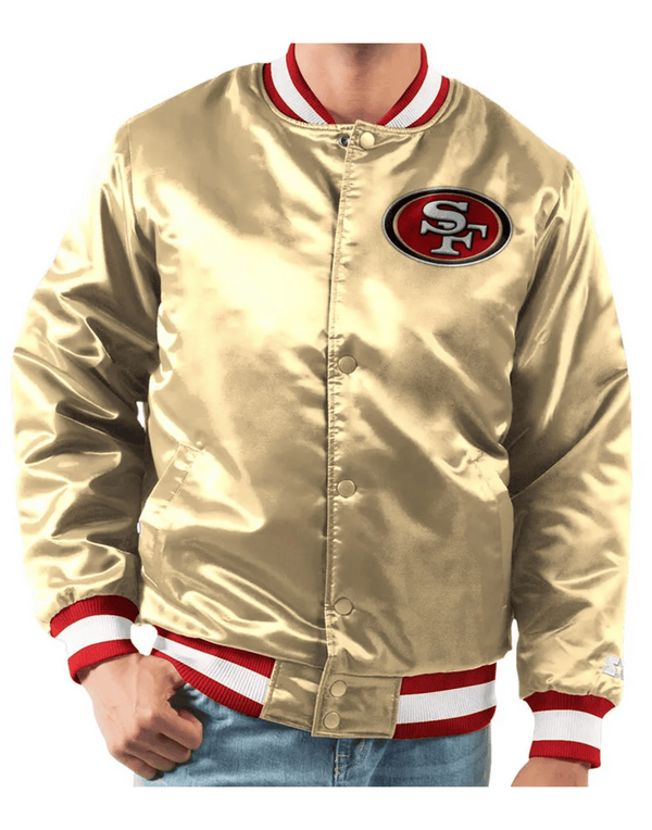 49ers Ace Gold San Francisco Satin Jacket