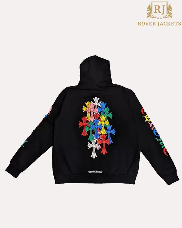 Chrome Hearts Multi-Color Cross Cemetery Hoodie