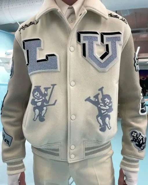 Louis Vuitton FW22 Varsity Jacket