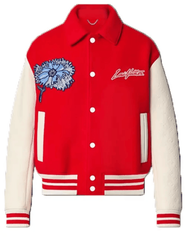 Louis Vuitton Red Varsity Jacket