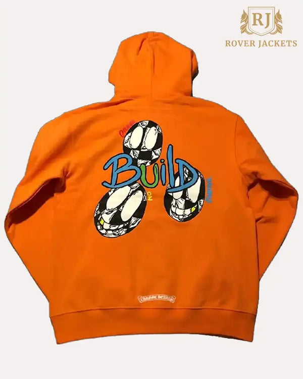 Chrome Hearts Matty Boy Link & Build Hoodie-orange