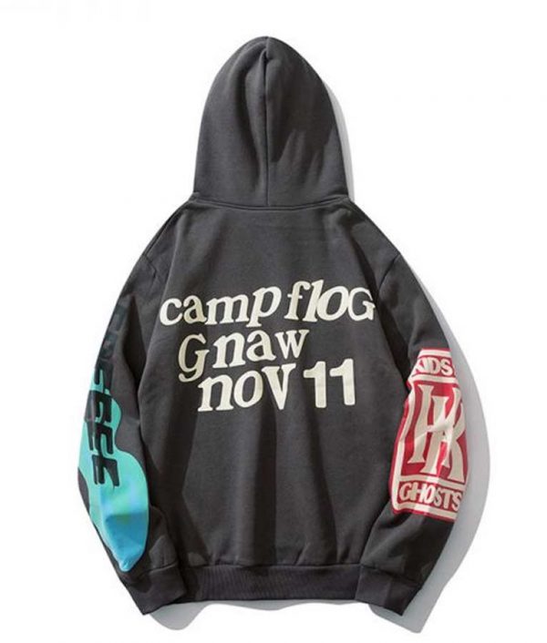 Lucky Me I See Ghosts Dart Grey Hoodie - Image 2