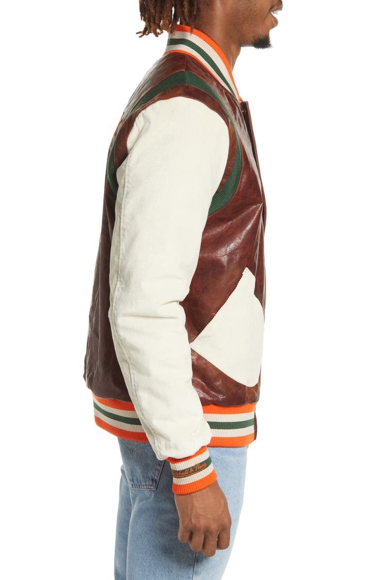 Dedication Leather Varsity Jacket - Image 3