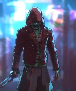 Altered Carbon Resleeved Jacket With Hood