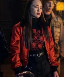 Wednesday Bianca Barclay Bomber Jacket