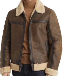 Brown Sheepskin Leather Jacket