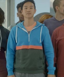 Cobra Kai S03 Blue and Green Pullover Hoodie