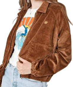Stranger Things Season 4 Brown Corduroy Jacket