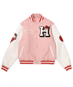 Hello Kitty Apples H Letterman Jacket