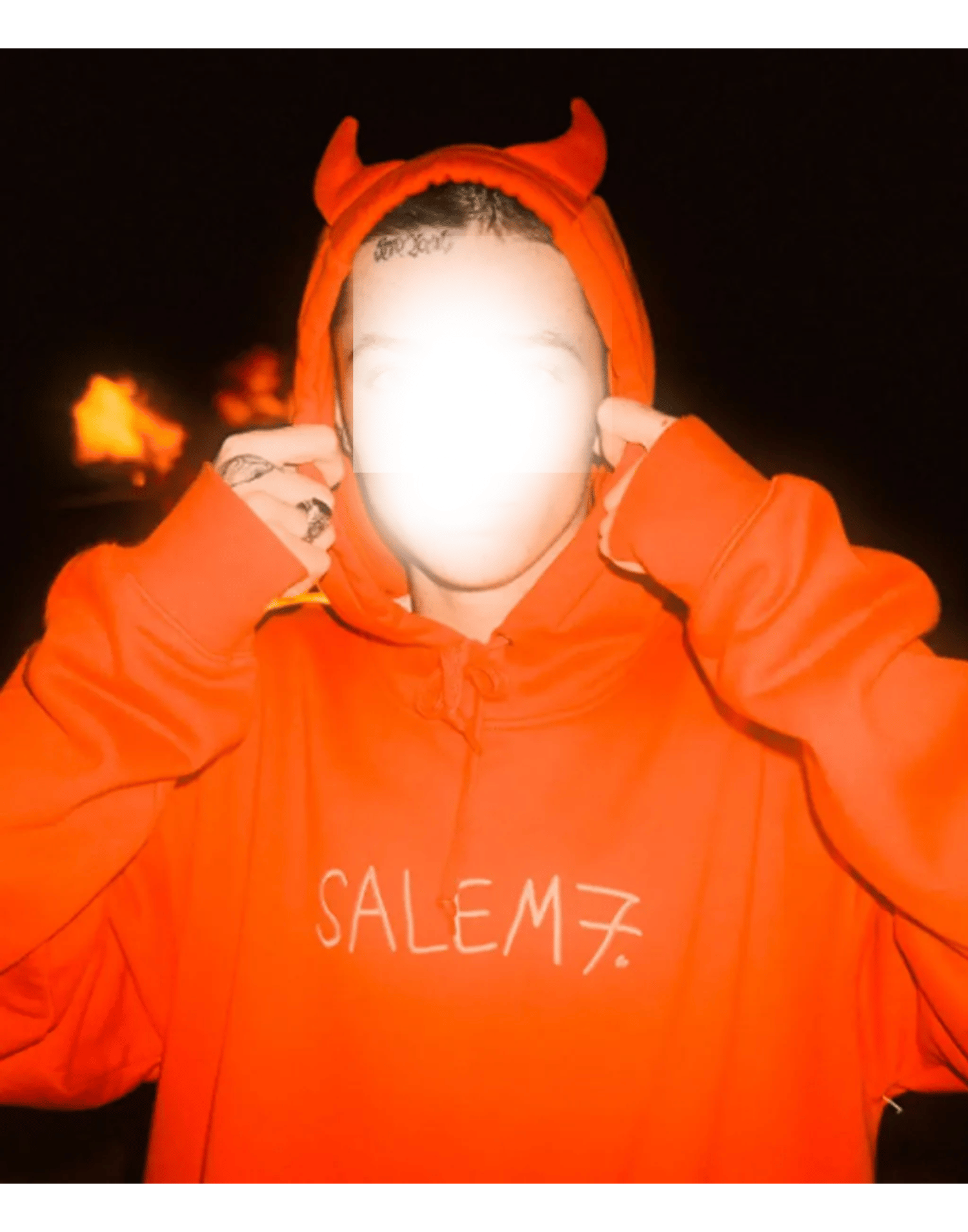 Horn Salem7 Goodie Red Hoodie - Image 3