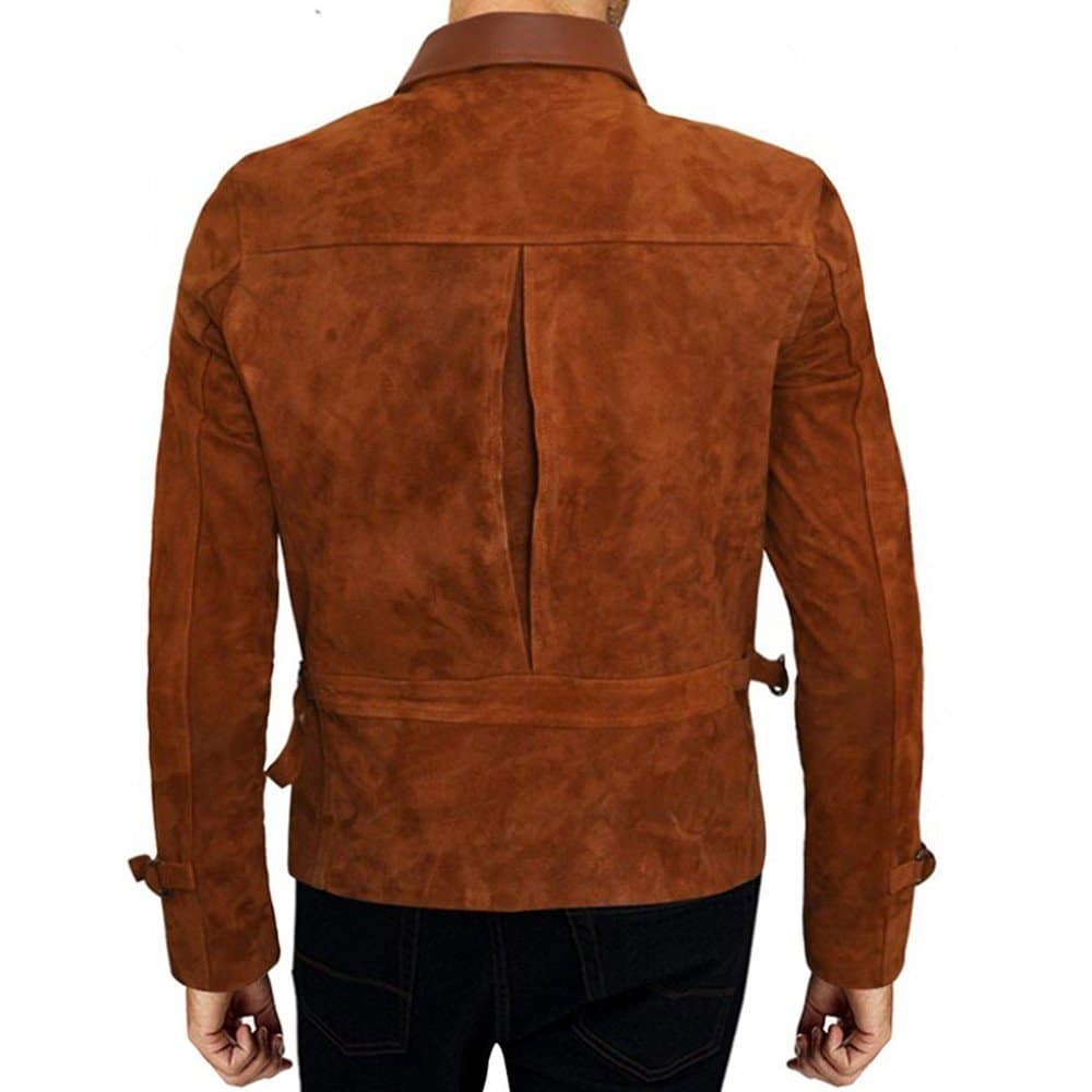 Allied Brad Pitt Max Vatan Leather Jacket - Image 3