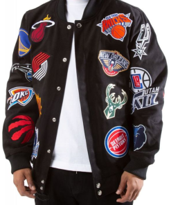NBA Collage Patch Jacket