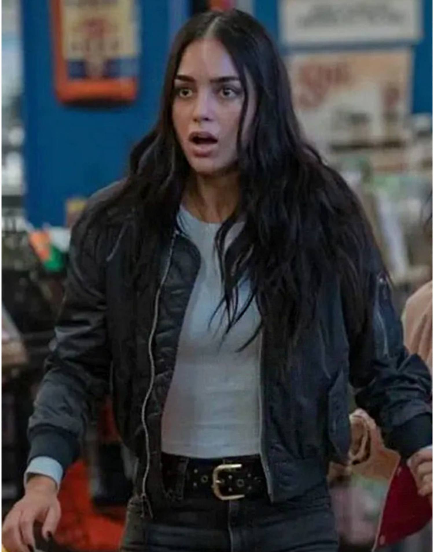 Melissa Barrera Bomber Jacket - Image 2