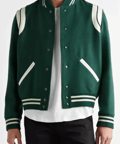 Tian Richards Tom Swift Green Bomber Jacket