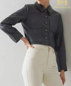 Jenna Ortega Addams Leather Jacket