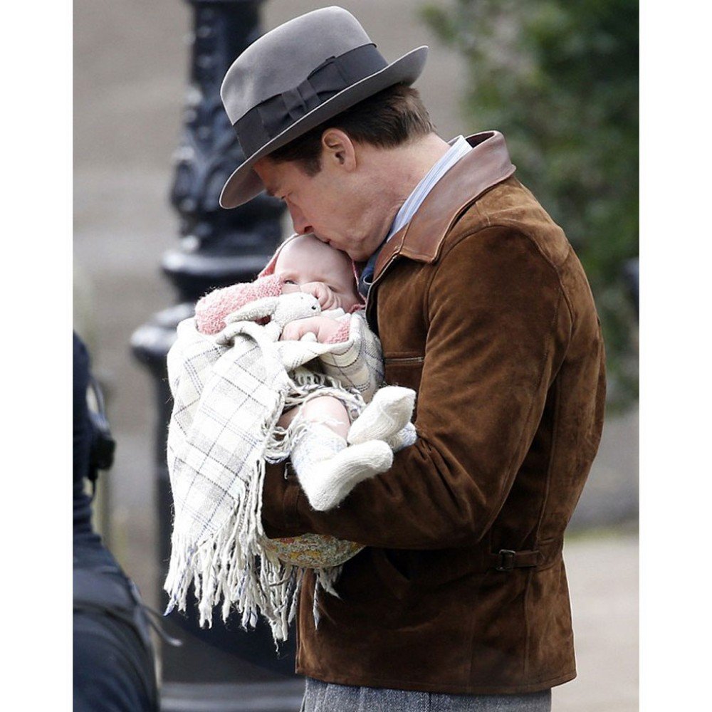 Allied Brad Pitt Max Vatan Leather Jacket - Image 7