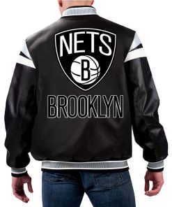 NBA Brooklyn Nets Leather Jacket For Men and Women