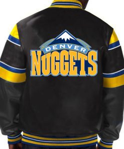 NBA Denver Nuggets Leather Jacket For Men and Women