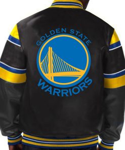 NBA Golden State Warriors Leather Jacket For Men and Women
