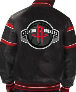 NBA Houston Rockets Leather Jacket For Men and Women
