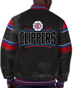 NBA La Clippers Leather Jacket  For Men and Women