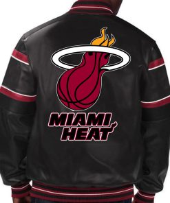 NBA Miami Heat Leather Jacket For Men and Women