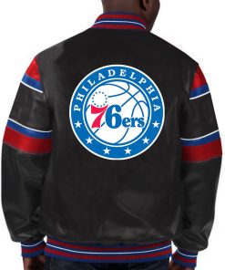 NBA Philadelphia 76ers Leather Jacket For Men and Women