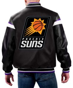 NBA Phoenix Suns Leather Jacket For Men and Women