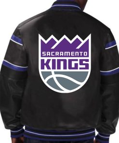 NBA Sacramento Kings Leather Jacket For Men and Women